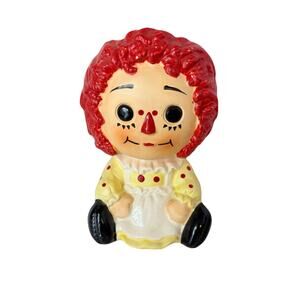 Vintage Raggedy Ann Planter Inarco Japan E3399 Kitsch